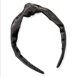 Victorias secret black satin knot headband